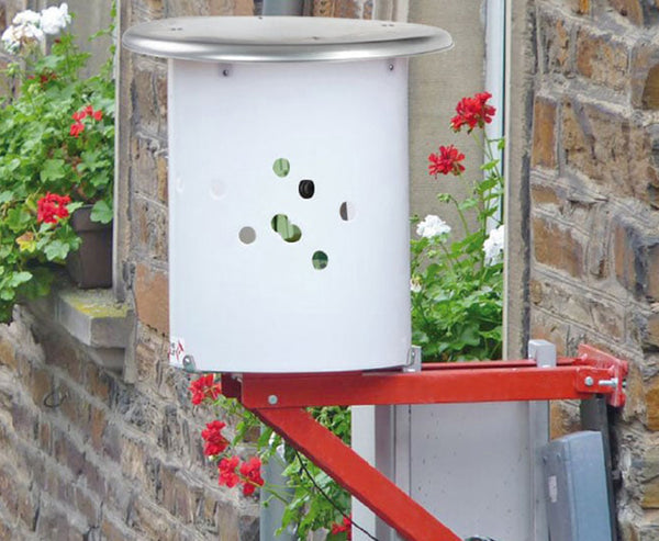Ambient Weather WeatherMount - Supporto Per Stazione Meteo, Montabile Su Tetto O Parete, Acciaio Verniciato, Albero Incluso