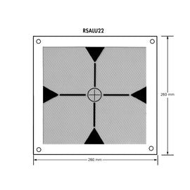 Long Distance Retro Reflective Target w/Reflector (220mm x 220mm) Pack of 10 Units