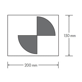 Laser Scanner Targets - Pack of 50 Units (RSL301)