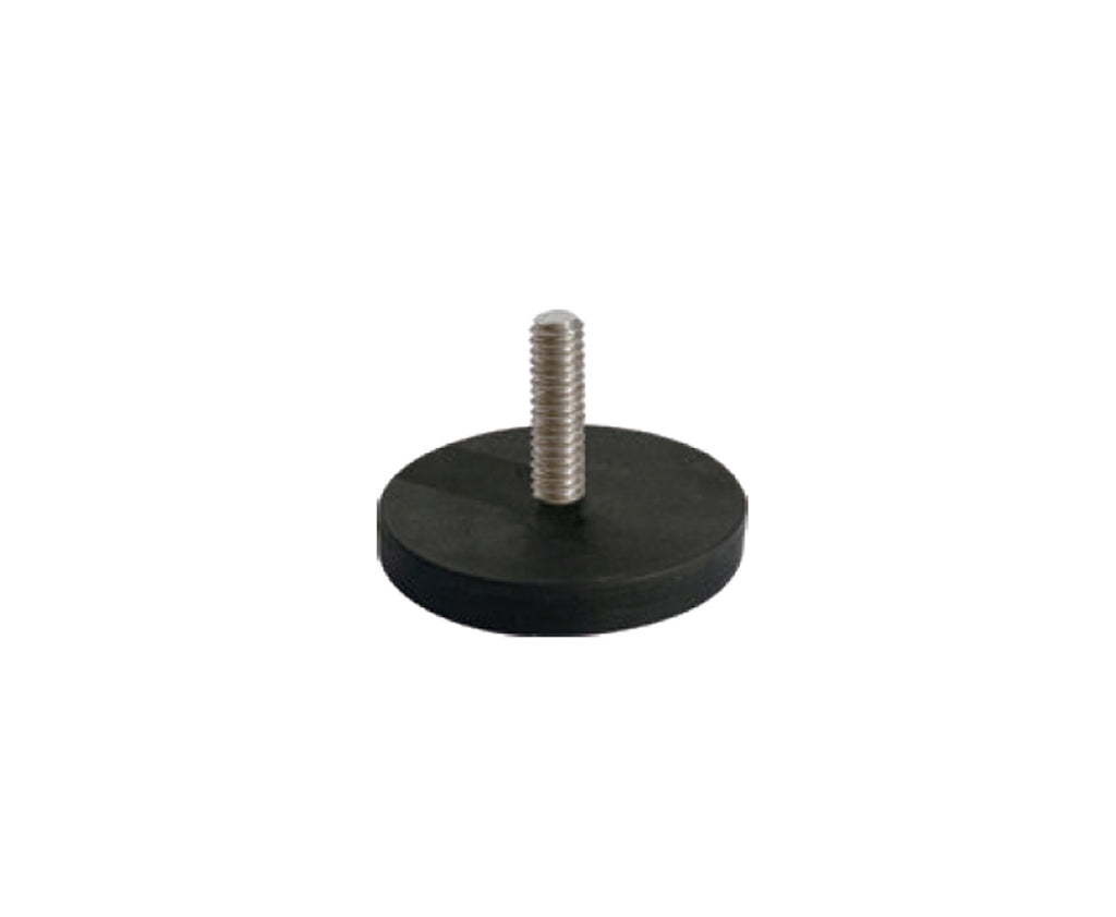Full Rubber-Covered Sphere Magnet 1/4 x 20 Stud