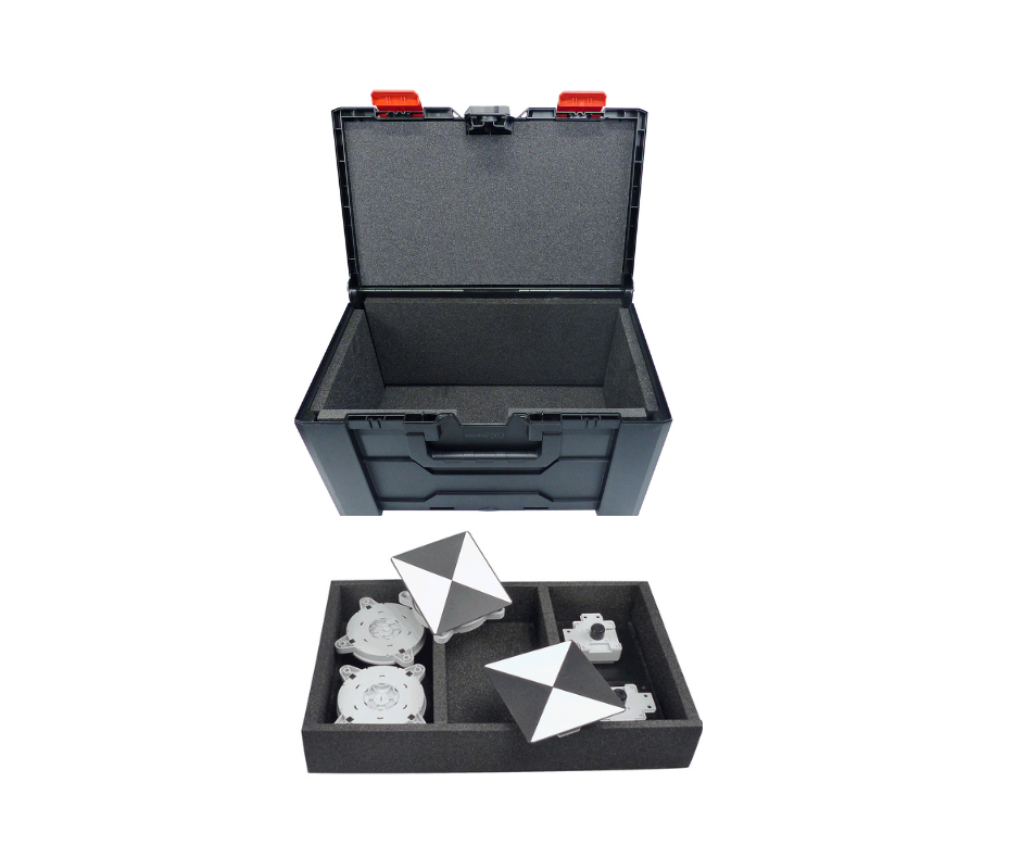 Empty Suitcase for individual configuration KS0-3 with three stackable inserts