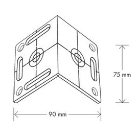 Smart Angle Target RS100 with four crosshairs (Pack of 50)