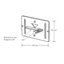 Datum Marker for finished floor level (FFL) and axes RS20/RS21 (pack of 200)