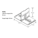 RS96 Stake Out Aid foldable with Reflective Targets and Ruling Lines (10 pack)