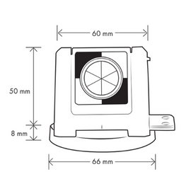 Magnetic Prism for Track Monitoring RSMP380M (Pack of 10 Units)