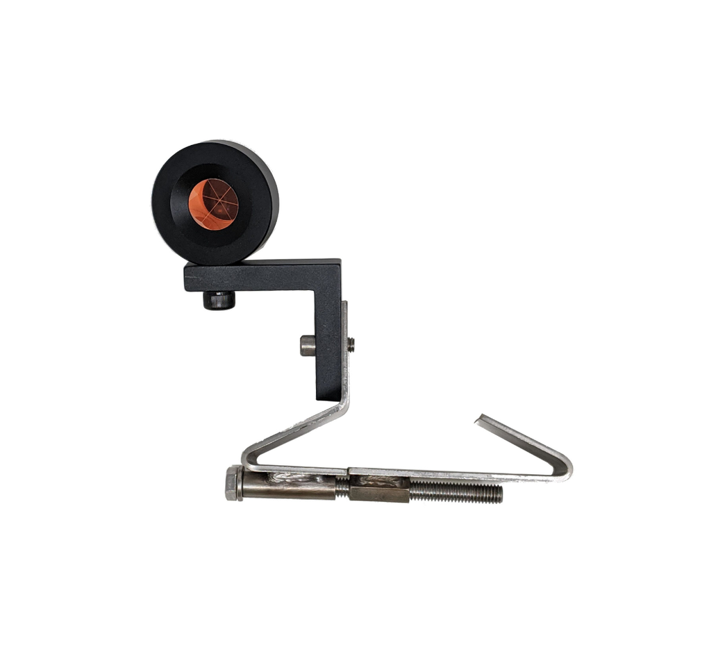 Single-Sided Adjustable Rail Clip w/2” L-Bar Prism